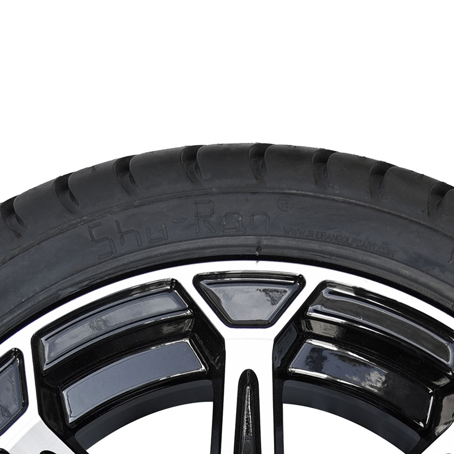 12” Alloy & Machined Gloss Black