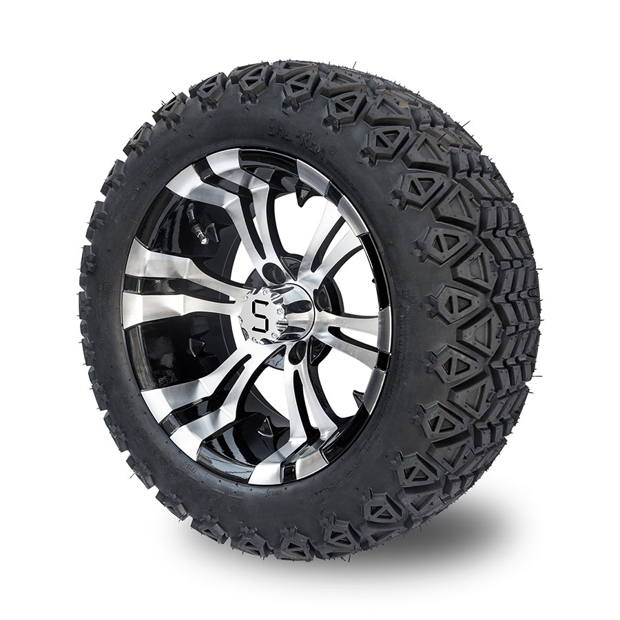 14" Alloy & Machined Gloss Black